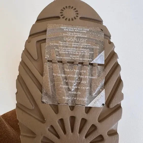 UGG Cory II Shearling Lambswool Boot NWOB Chestnut Brown Suede 1125792 Women